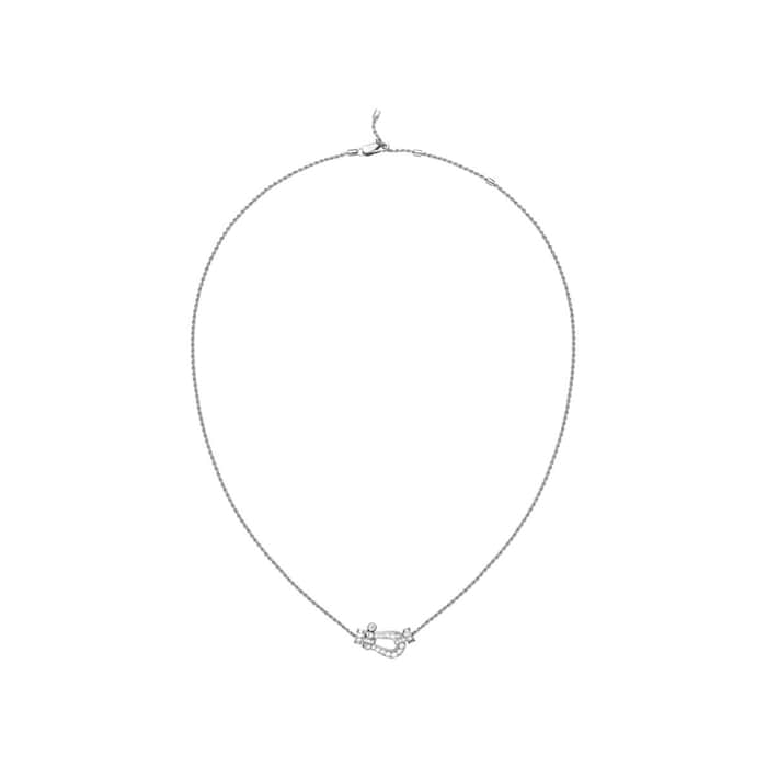 Fred Force 10 18ct White Gold 0.36ct Diamond Necklace