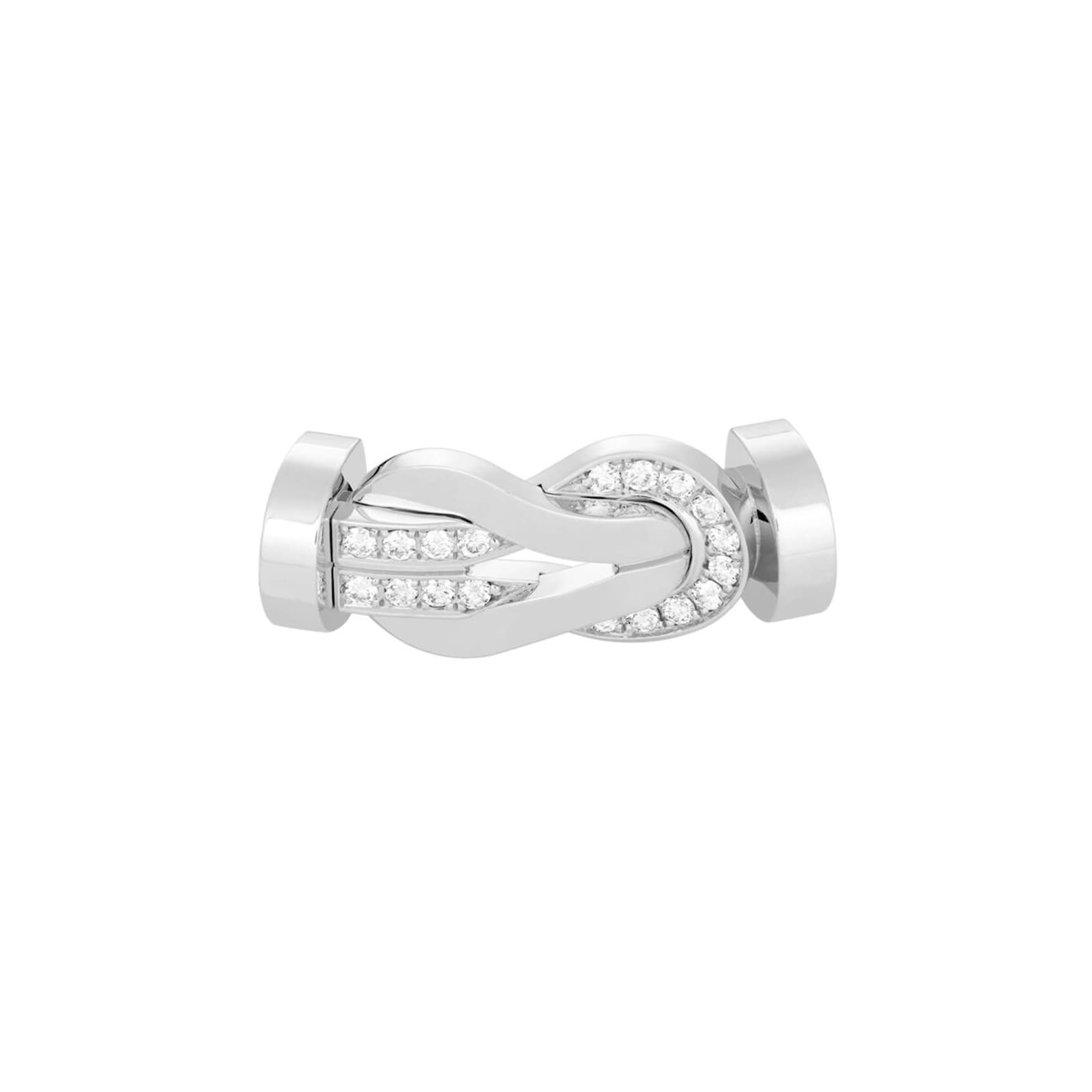 Fred Chance Infinie 18ct White Gold 0.29ct Diamond Buckle Large Model Fred Chance Infinie 18ct White Gold 0.29ct Diamond Buckle Large Model