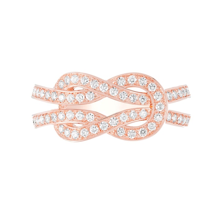 Fred Chance Infinie 18ct Rose Gold 0.39ct Diamond Ring