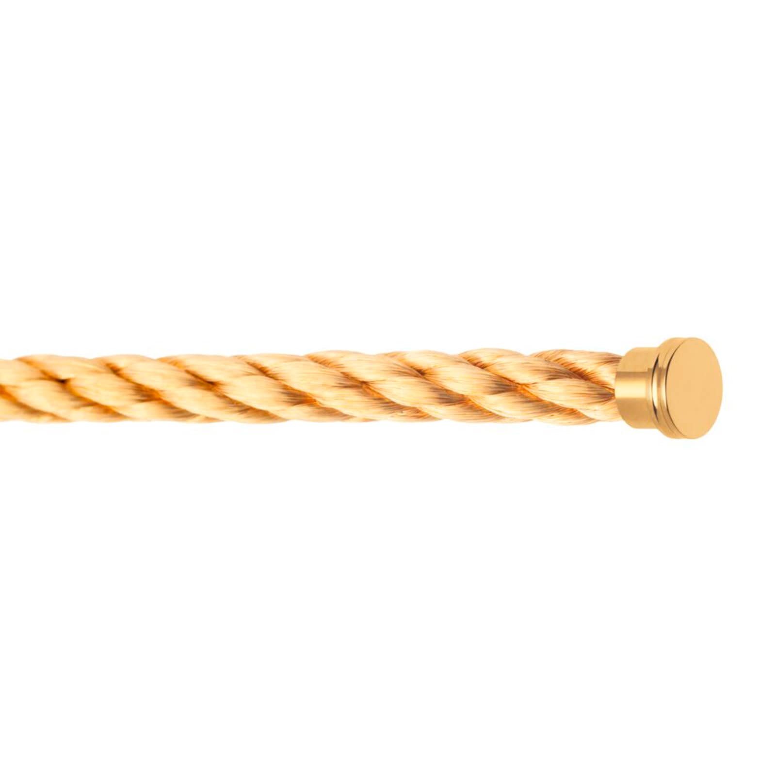 Fred Force 10 Yellow Gold Cable Large Model - Size 16 Fred Force 10 Yellow Gold Cable Large Model - Size 16