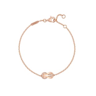 Fred Chance Infinie 18ct Rose Gold 0.04ct Diamond Bracelet
