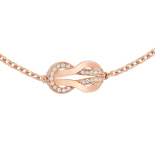 Fred Chance Infinie 18ct Rose Gold 0.04ct Diamond Bracelet