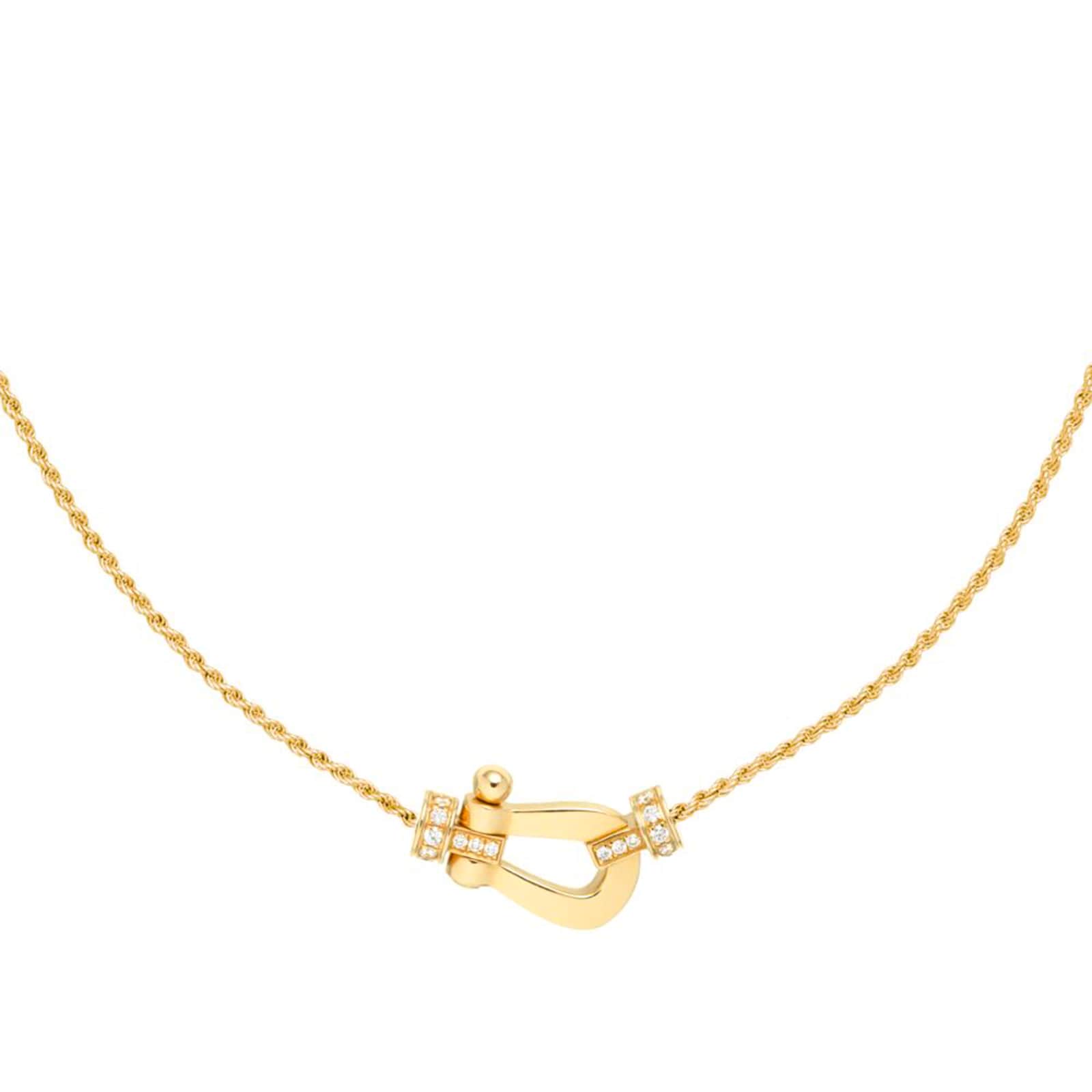 Fred Force 10 Necklace 18ct Yellow Gold 0.13ct Diamond Necklace Fred Force 10 Necklace 18ct Yellow Gold 0.13ct Diamond Necklace