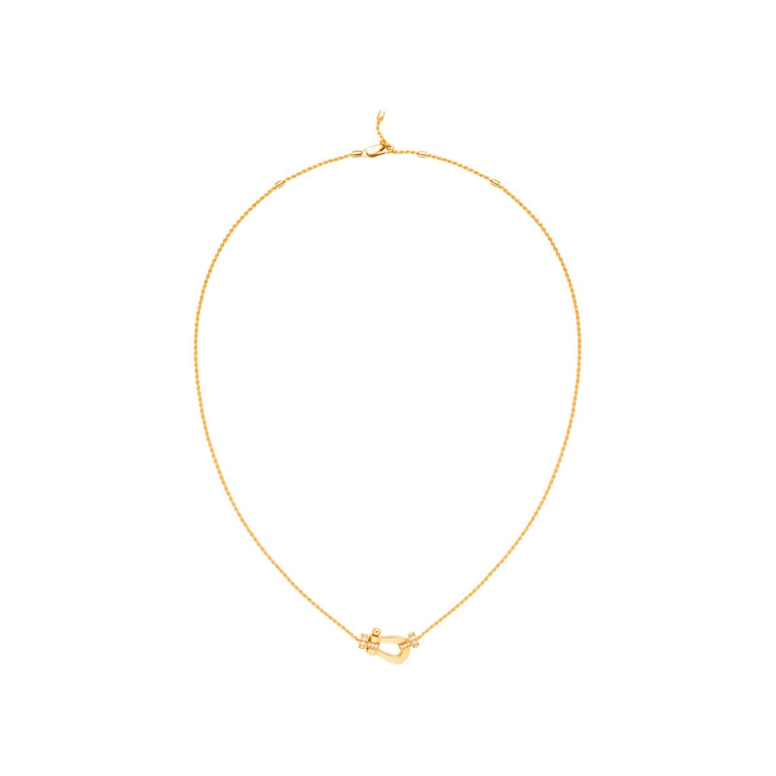 Fred Force 10 Necklace 18ct Yellow Gold 0.13ct Diamond Necklace Fred Force 10 Necklace 18ct Yellow Gold 0.13ct Diamond Necklace