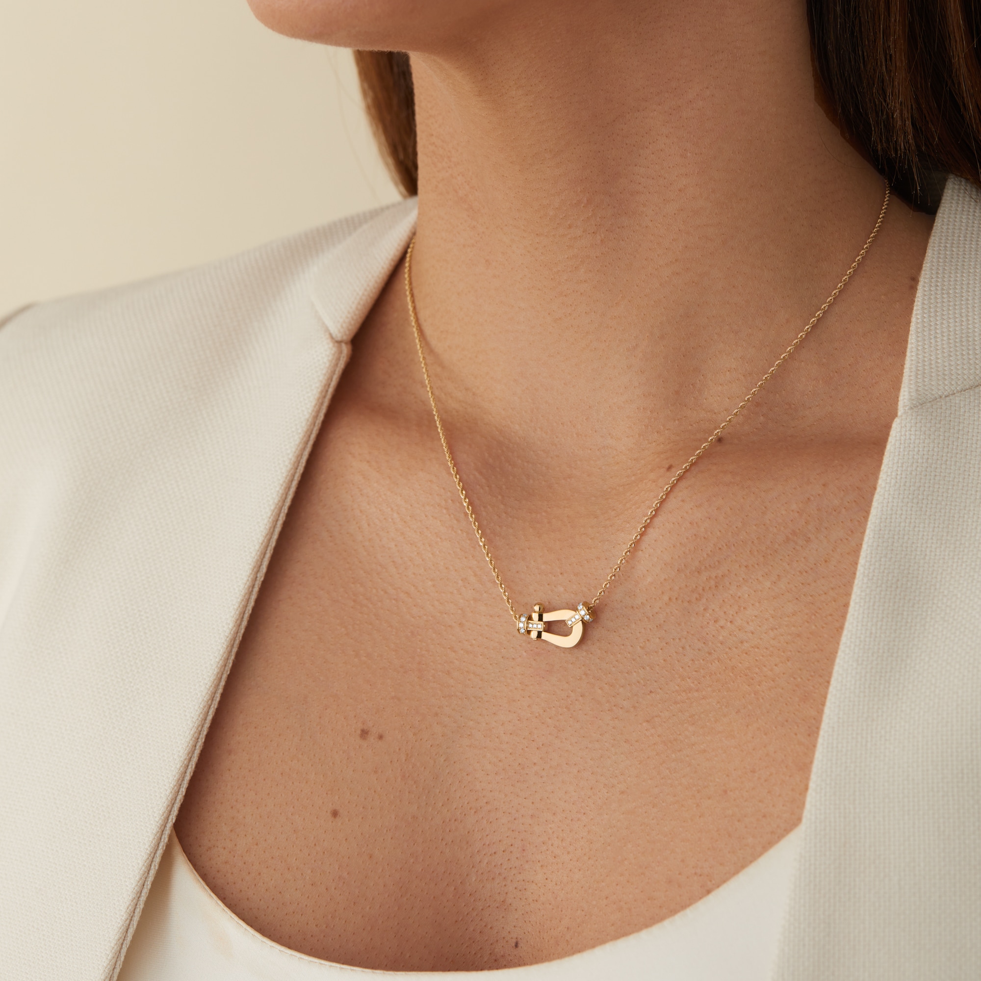 Fred Force 10 Necklace 18ct Yellow Gold 0.13ct Diamond Necklace Fred Force 10 Necklace 18ct Yellow Gold 0.13ct Diamond Necklace