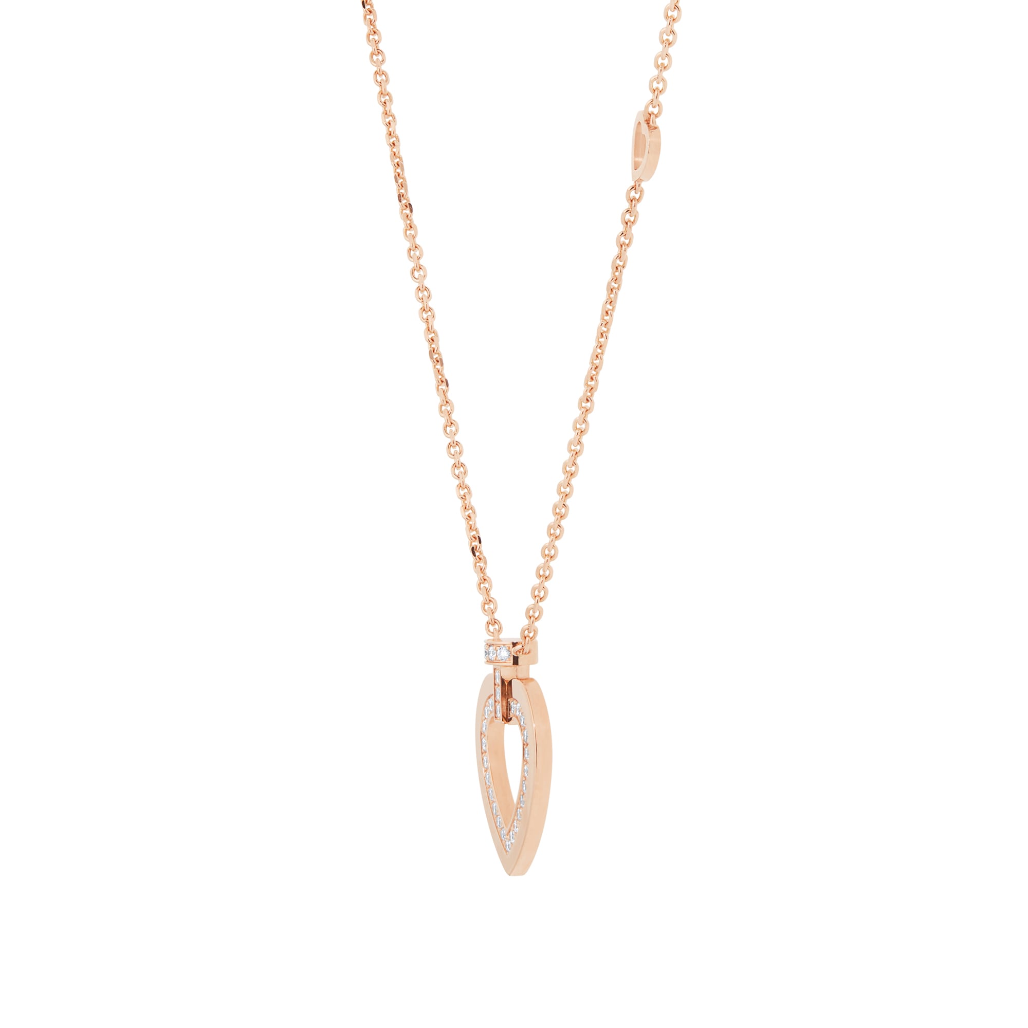 Fred Pretty Woman 18ct Rose Gold 0.19ct Diamond Necklace Fred Pretty Woman 18ct Rose Gold 0.19ct Diamond Necklace