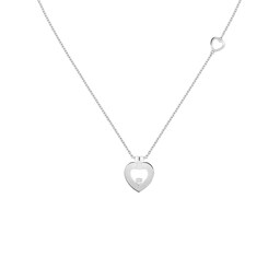37080393 - Pretty Woman 18ct White Gold 0.03ct Diamond Necklace