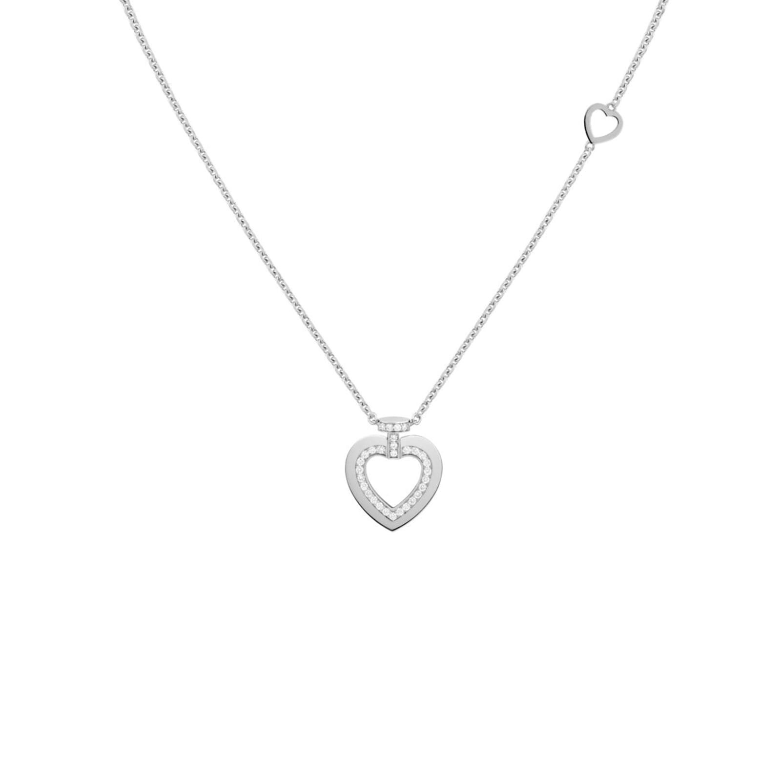 Fred Pretty Woman 18ct White Gold 0.15ct Diamond Necklace