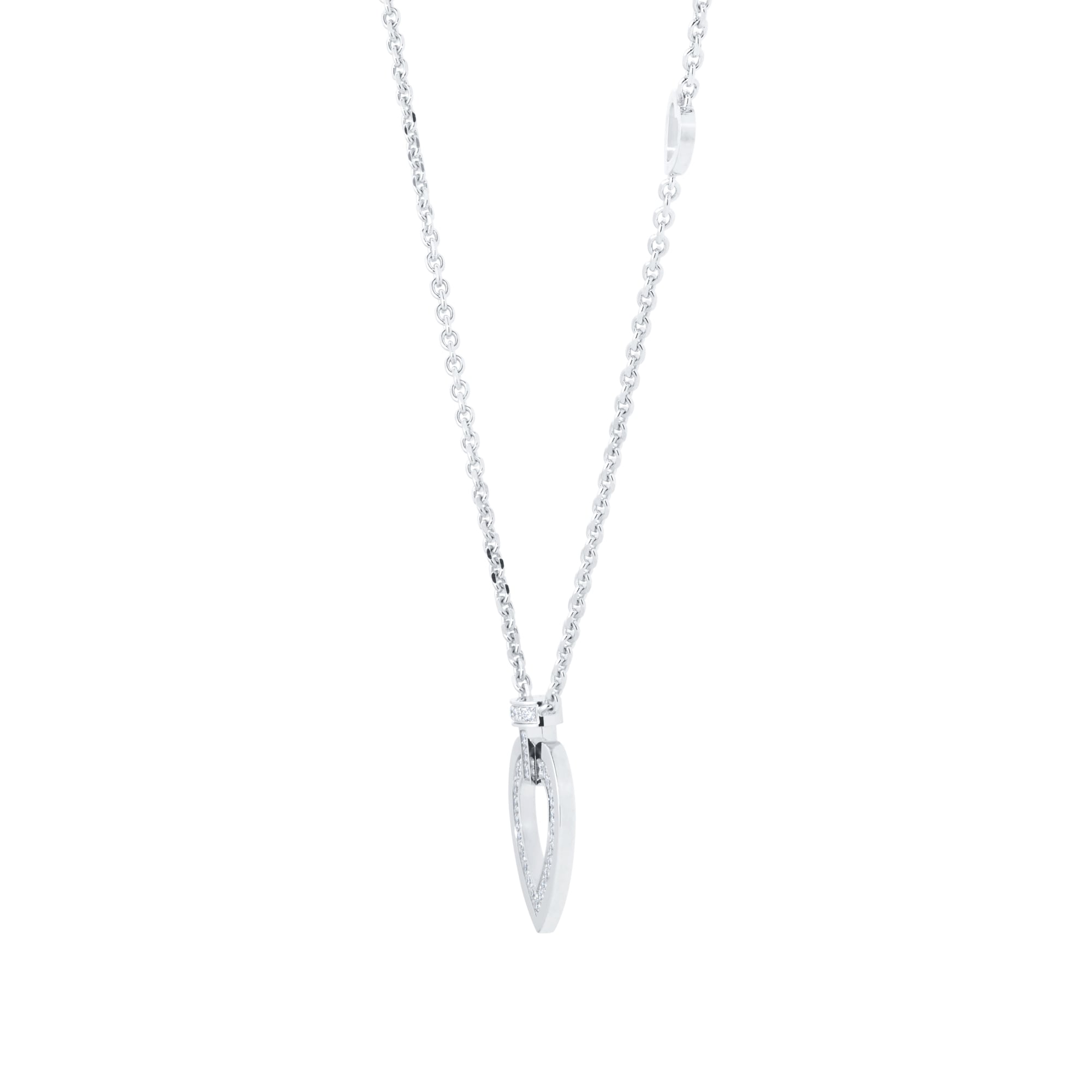 Fred Pretty Woman 18ct White Gold 0.15ct Diamond Necklace Fred Pretty Woman 18ct White Gold 0.15ct Diamond Necklace