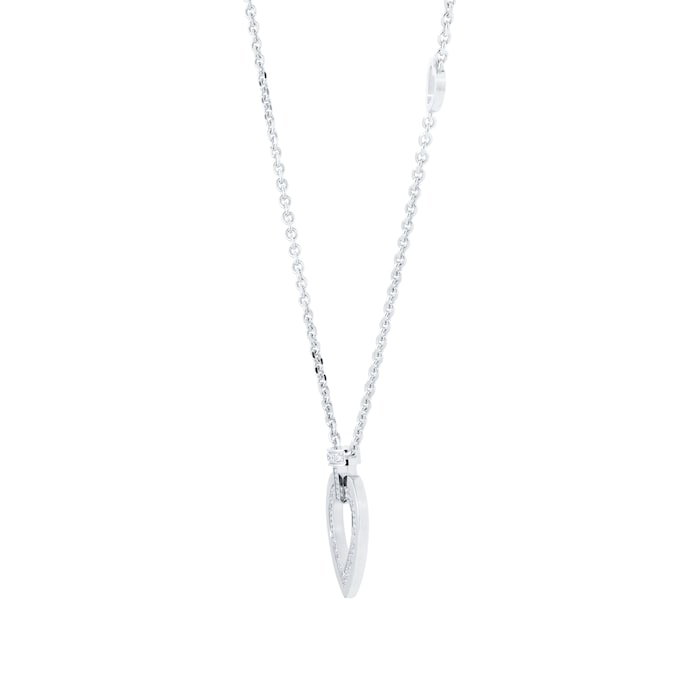 Fred Pretty Woman 18ct White Gold 0.15ct Diamond Necklace