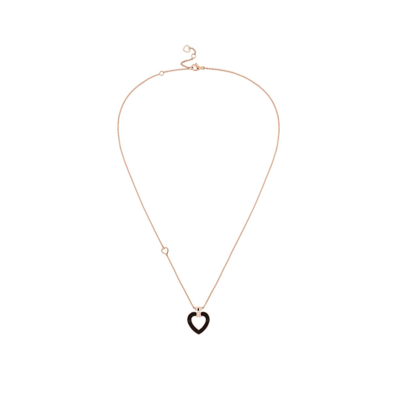 Fred Pretty Woman 18ct Rose Gold Mother of Pearl & Onyx Necklace Fred Pretty Woman 18ct Rose Gold Mother of Pearl & Onyx Necklace