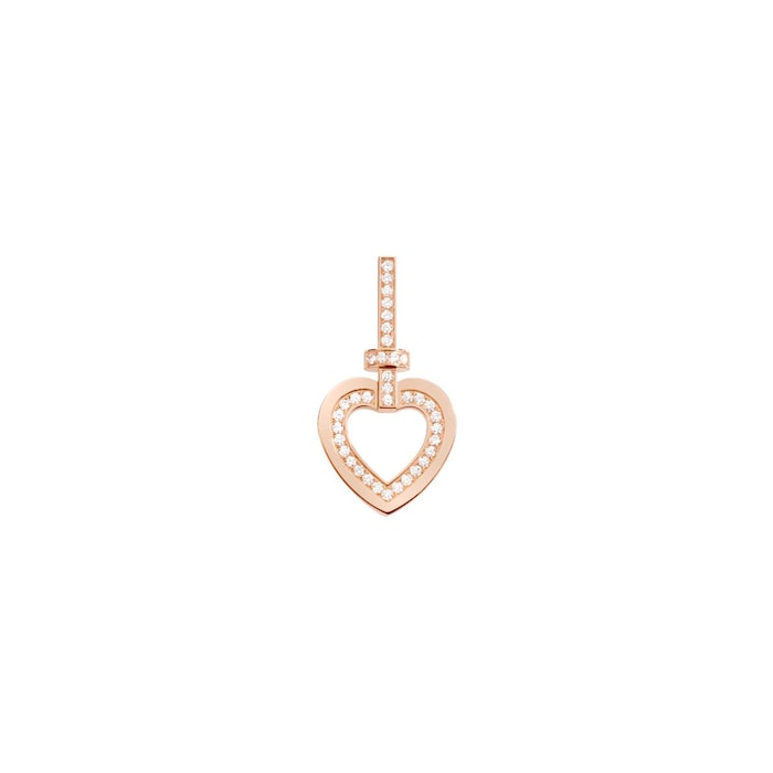 Fred Pretty Woman 18ct Rose Gold 0.26ct Diamond Single Drop Earring