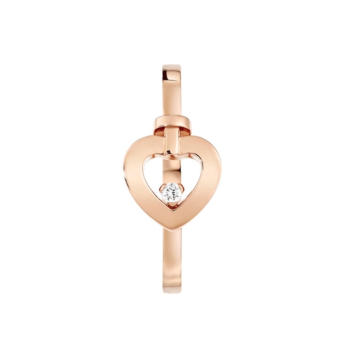 Fred Pretty Woman 18ct Rose Gold 0.02ct Diamond Ring