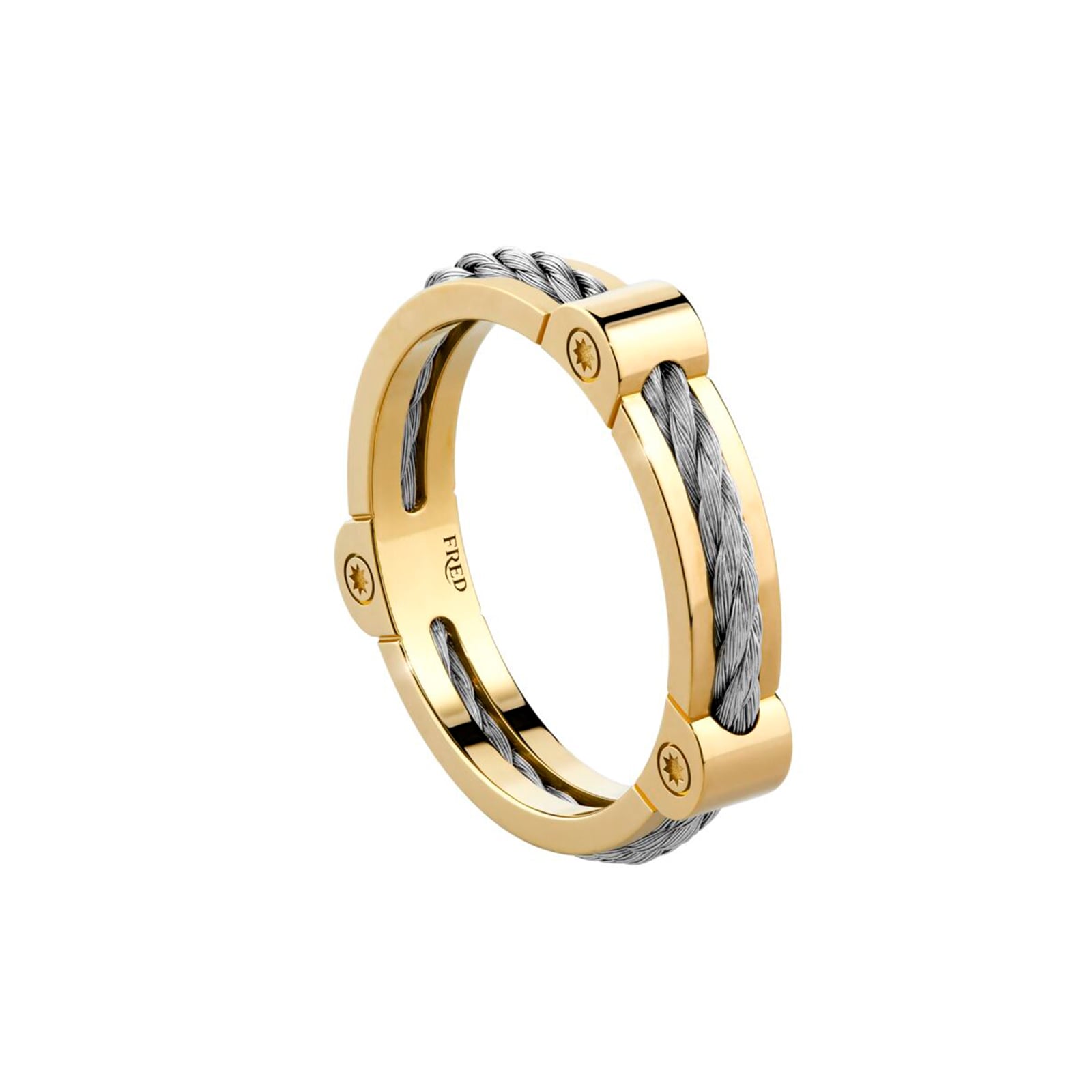 Fred Force 10 18ct Yellow Gold Cable Winch Ring Fred Force 10 18ct Yellow Gold Cable Winch Ring