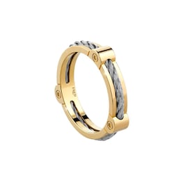 37080409 - Force 10 18ct Yellow Gold Cable Winch Ring