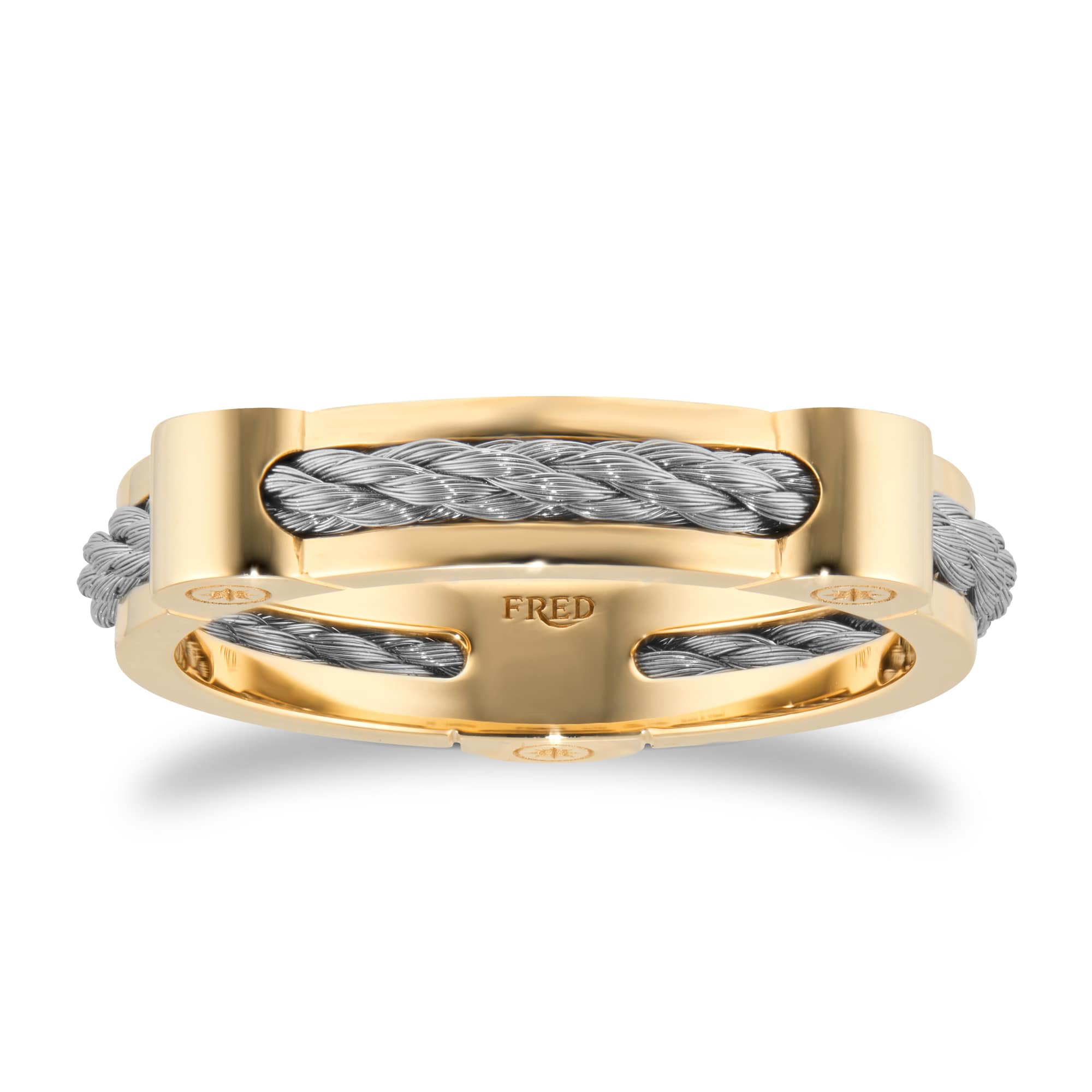 Fred Force 10 18ct Yellow Gold Cable Winch Ring Fred Force 10 18ct Yellow Gold Cable Winch Ring
