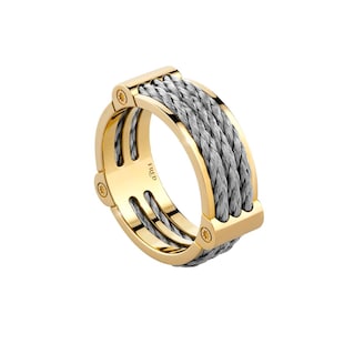 Fred Force 10 18ct Yellow Gold Cable Winch Ring