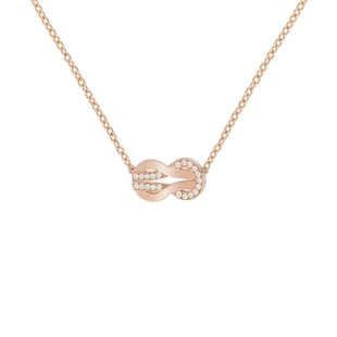 Fred Chance Infinie 18ct Rose Gold 0.10ct Diamond Necklace