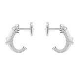 Fred Force 10 Rise 18ct White Gold 0.19ct Diamond Earrings