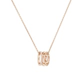 Fred Force 10 Rise 18ct Rose Gold 0.10ct Diamond Necklace