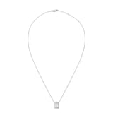 Fred Force 10 Rise 18ct White Gold 0.10ct Diamond Necklace