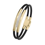 Di Modolo 18k Yellow Gold 0.28cttw Diamond Mens Bracelet