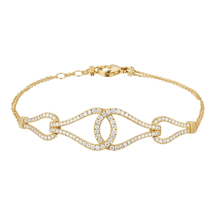 Di Modolo Fiama 18ct Yellow Gold 0.95cttw Diamond Bracelet