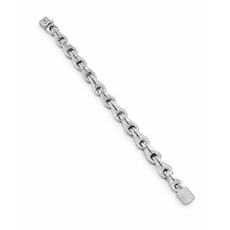 Di Modolo 18k White Gold Tempia 12.52cttw Diamond Bracelet
