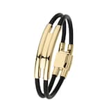 Di Modolo 18k Yellow Gold Falco Rubber Bracelet