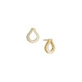 Di Modolo Fiama 18ct Yellow Gold 0.70cttw Diamond Pave Drop Earrings