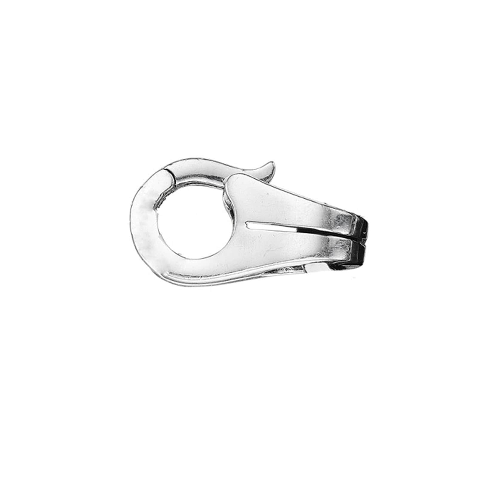 Di Modolo Sterling Silver Mens Smooth Link Clasp Chain