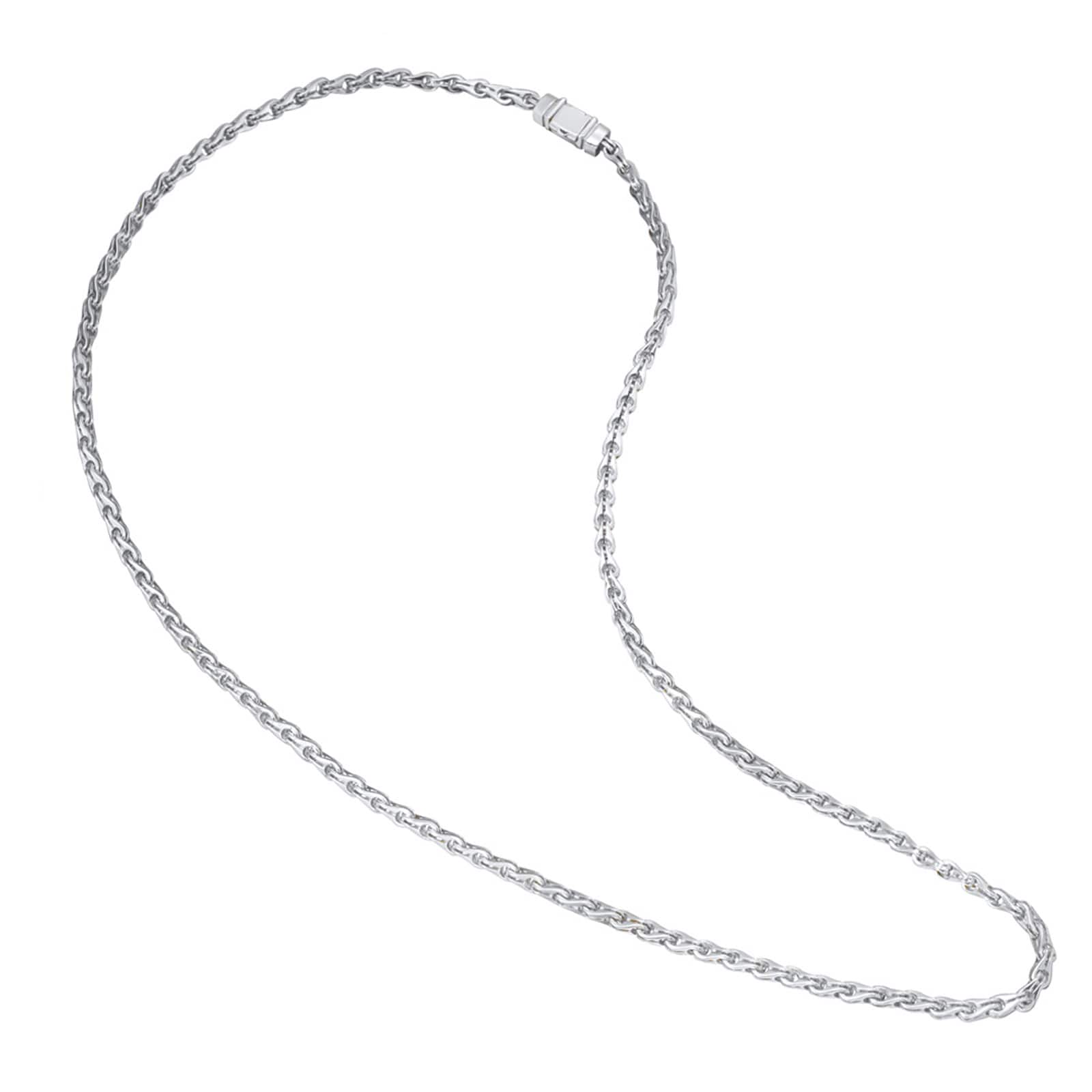 Di Modolo 18k White Gold Falco Mens 24 inch 3.5mm Necklace