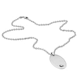 Di Modolo 18k White Gold Falco Mens 0.11cttw Diamond Necklace