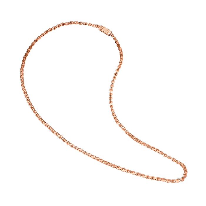 Di Modolo Mens Falco 18K Rose Gold Chain Necklace