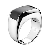 Di Modolo 18k White Gold Falco Mens Onyx Ring