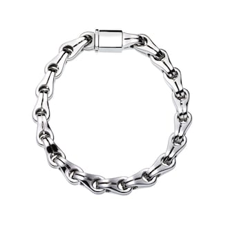 Di Modolo Mens Falco White Gold Chain Bracelet Di Modolo Mens Falco White Gold Chain Bracelet