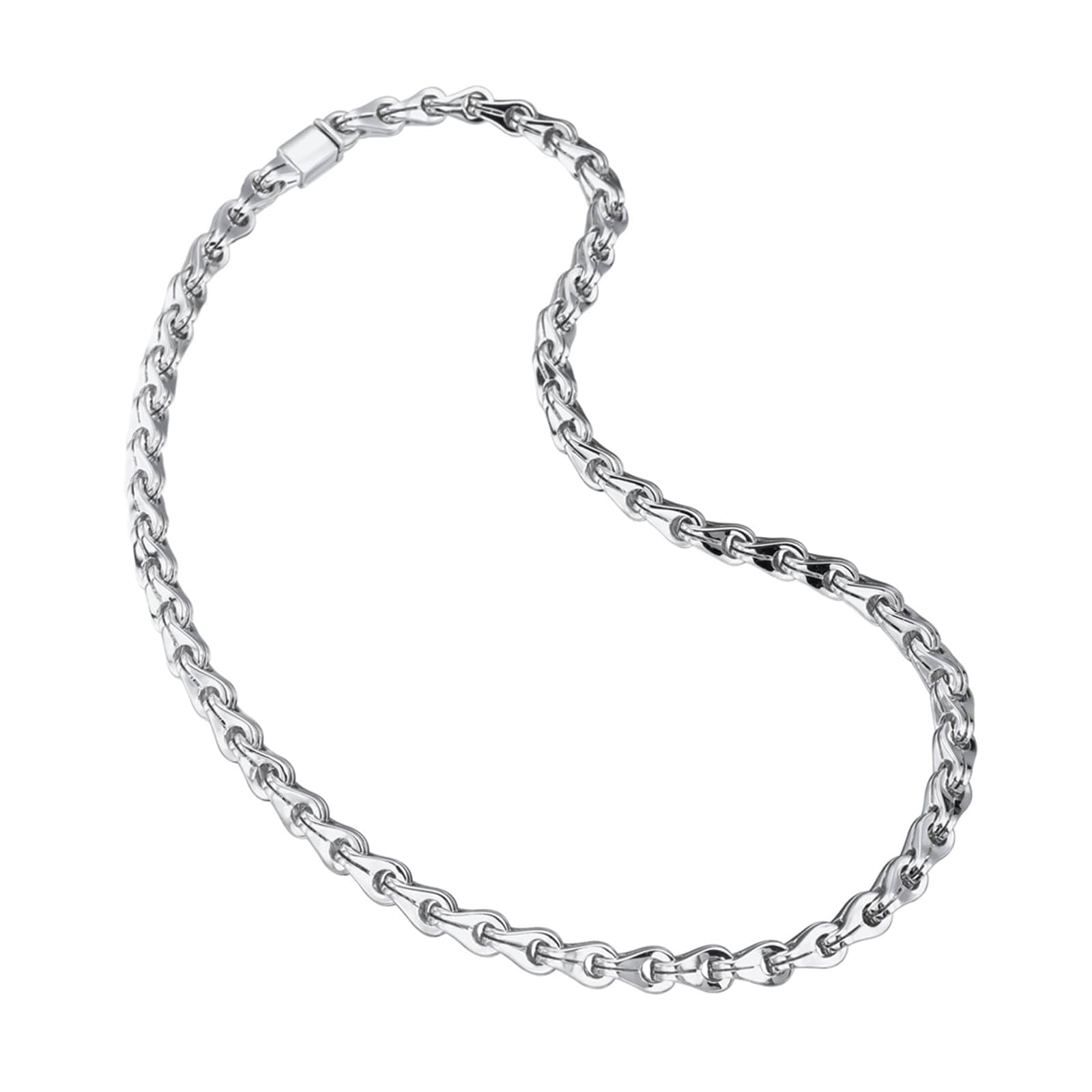 Di Modolo Mens Falco 18K White Gold Chain Necklace
