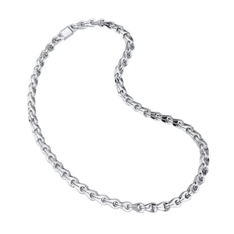 Di Modolo Mens Falco 18K White Gold Chain Necklace Di Modolo Mens Falco 18K White Gold Chain Necklace