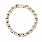 Di Modolo 18k Yellow Gold Falco 5.30cttw Diamond 8mm Bracelet