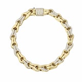 Di Modolo 18k Yellow Gold Falco 8mm 2.10cttw Diamond Bracelet