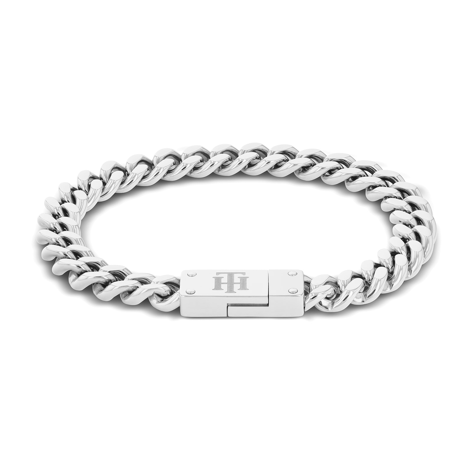 Tommy Hilfiger Stainless Steel Bold Th Chain Bracelet