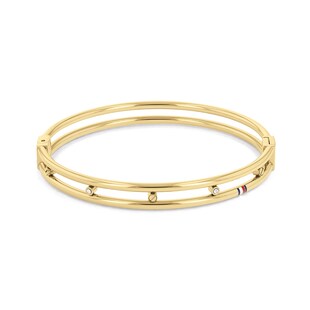 Tommy Hilfiger Yellow Gold Coloured Hardware Bangle