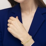 Tommy Hilfiger Yellow Gold Coloured Hardware Bangle