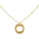 Tommy Hilfiger Yellow Gold Coloured Hardware Ring Pendant