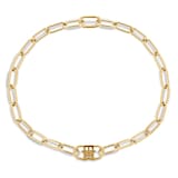 Tommy Hilfiger Yellow Gold Coloured Monogram Short Chain Necklace