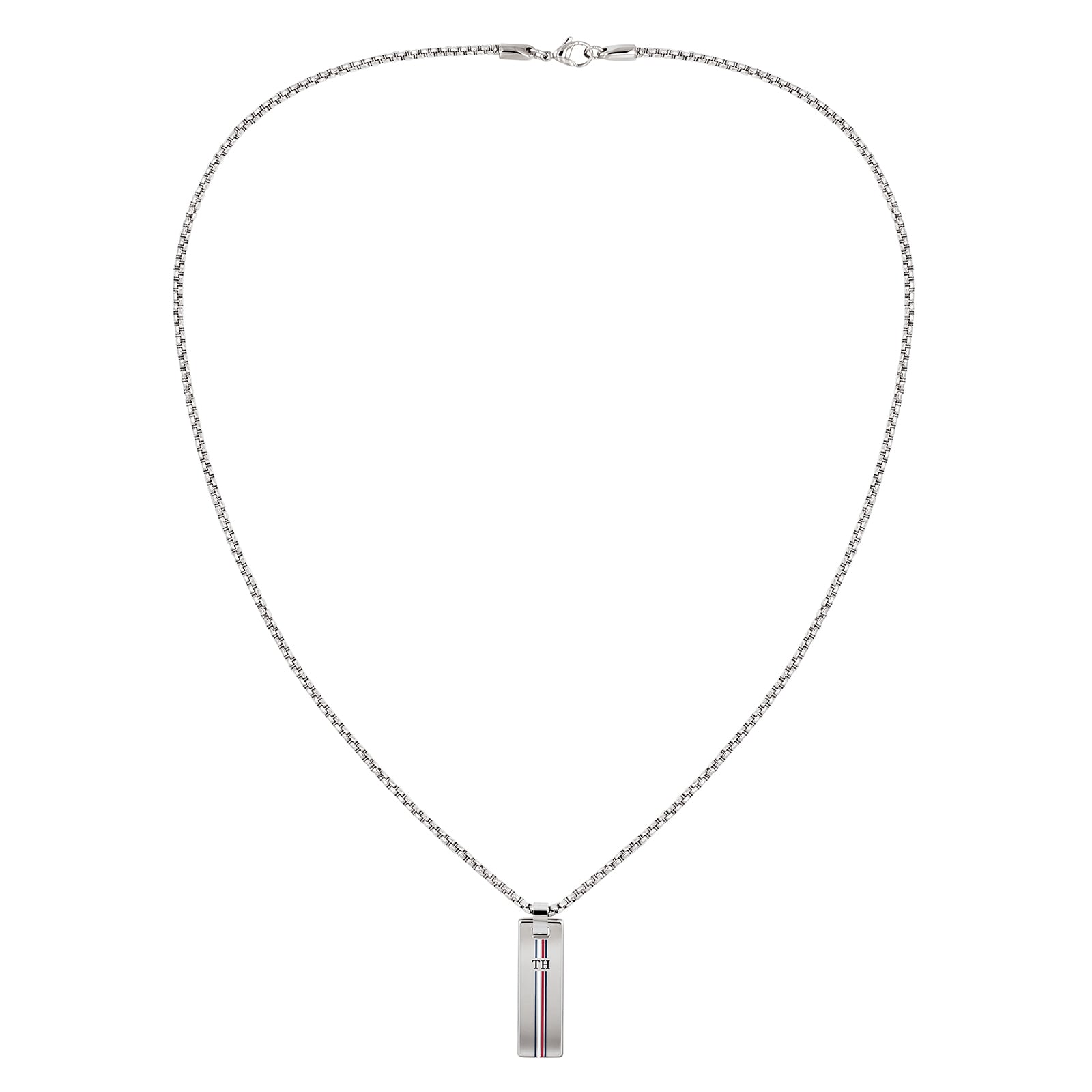 Tommy Hilfiger Stainless Steel Gents Skinny Dog Tag