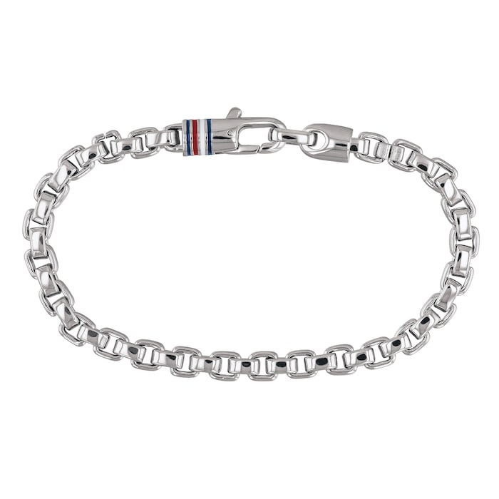 Tommy Hilfiger Stainless Steel Gents Box Chain Bracelet