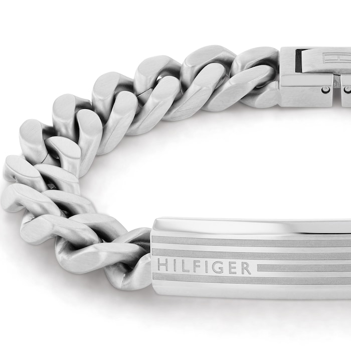 Tommy Hilfiger Stainless Steel Gents ID Chain Bracelet