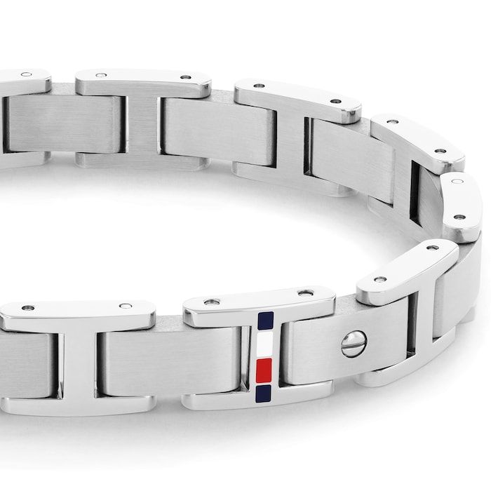 Tommy Hilfiger Stainless Steel Gents Screws Bracelet