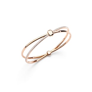 Pomellato Together 18ct Rose Gold 0.90ct Diamond Bangle